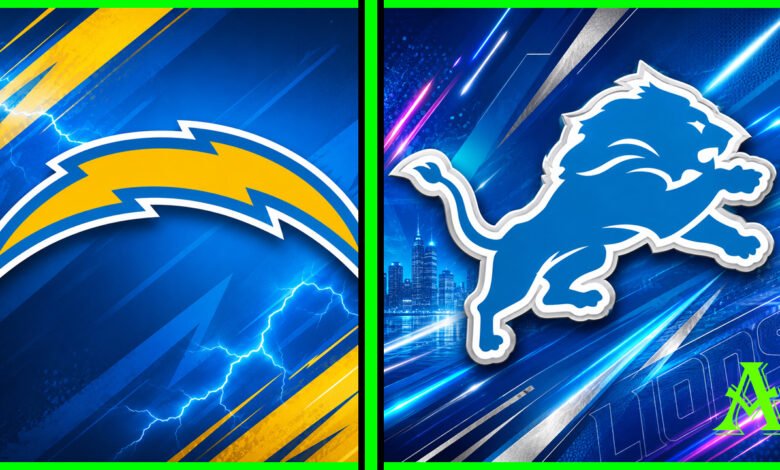Los Angeles Chargers vs Detroit Lions Match Player Stats