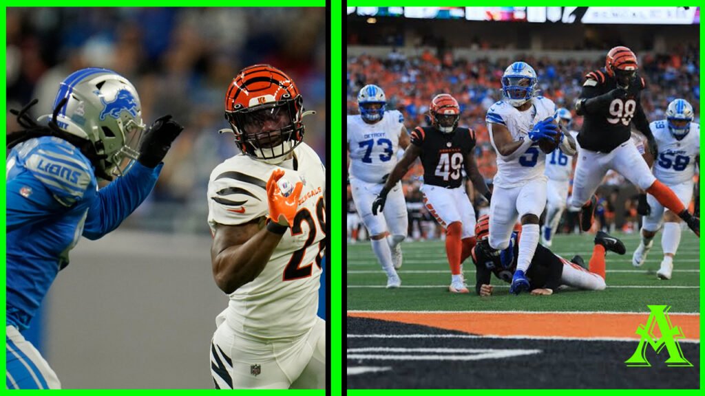 Detroit Lions vs Bengals Match Player Stats